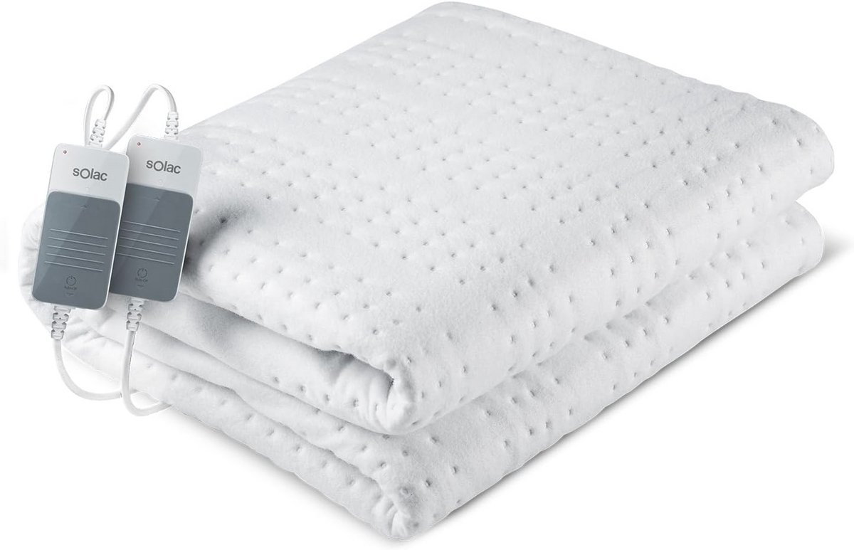 Elektrische Bedverwarmer 150 x 140 cm met Sensfort-technologie en Automatische Uitschakeling