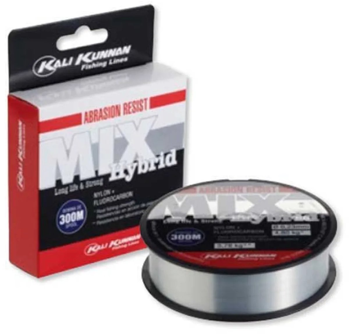 Kali Mix Hybrid 300 M Monofilament Zilver 0.400 mm