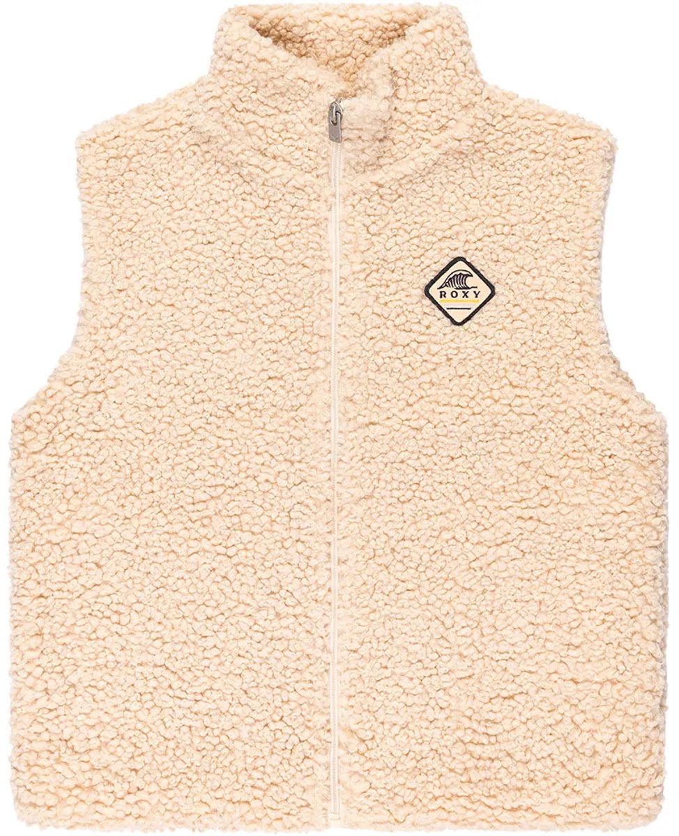 Roxy So Free So Young Vest 12 Years Meisje Parchment