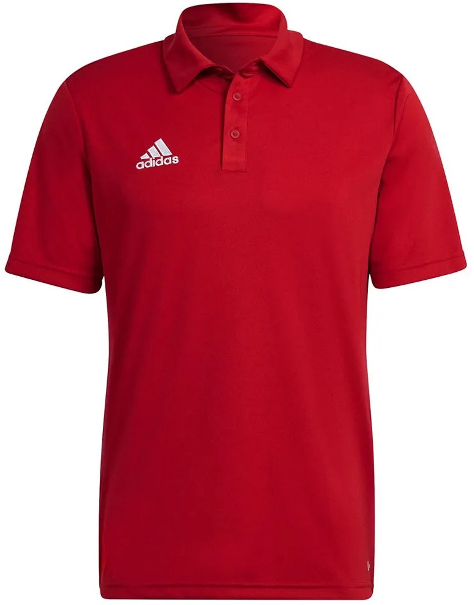 Adidas Entrada 22 Korte Mouw Poloshirt L Tall 2 Man Rood
