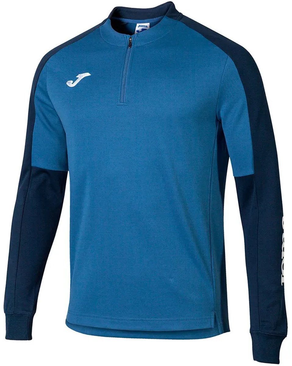 Joma Eco Championship Sweatshirt Met Halve Rits Blauw L Man