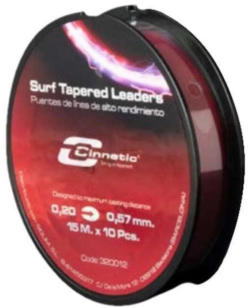 Cinnetic Surf 150 M Taps Toelopende Onderlijn Zilver 0.180-0.570 mm
