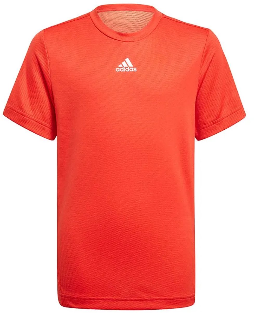 Adidas Aeroready T-shirt Met Korte Mouwen 9-10 Years Jongens Rood