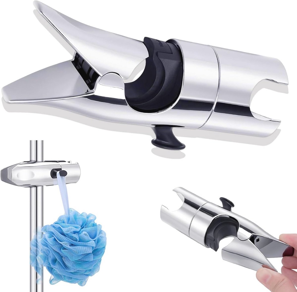Verstelbare Douchespray Houder - Eenvoudige Installatie zonder Boren - Handdouche Bevestig