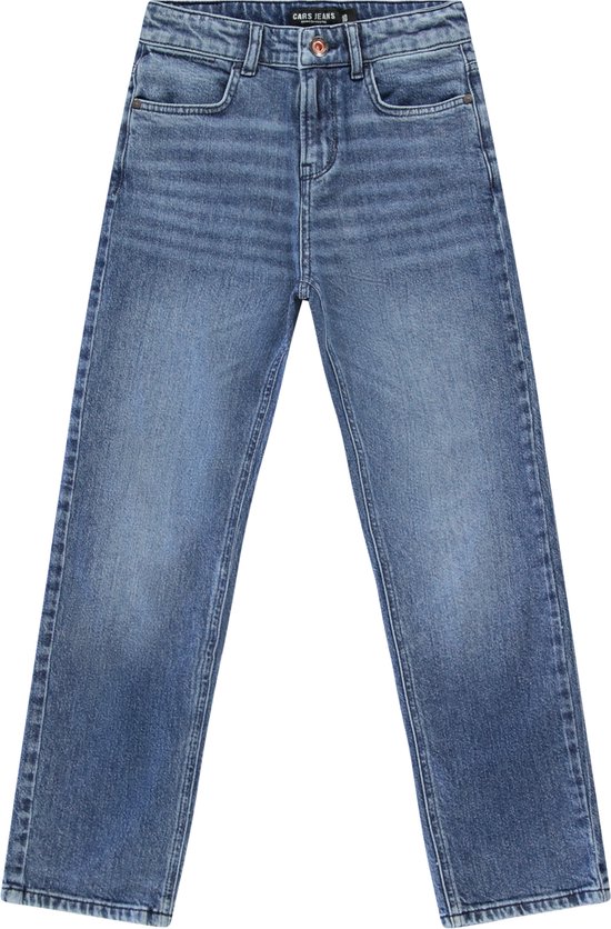 Lichtblauwe jeans van Cars Jeans met lichte wassing en zichtbaar voorpand.