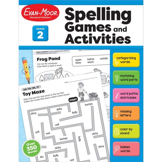 Spelling Games and Activities- Spelling Games and Activities ... - cover