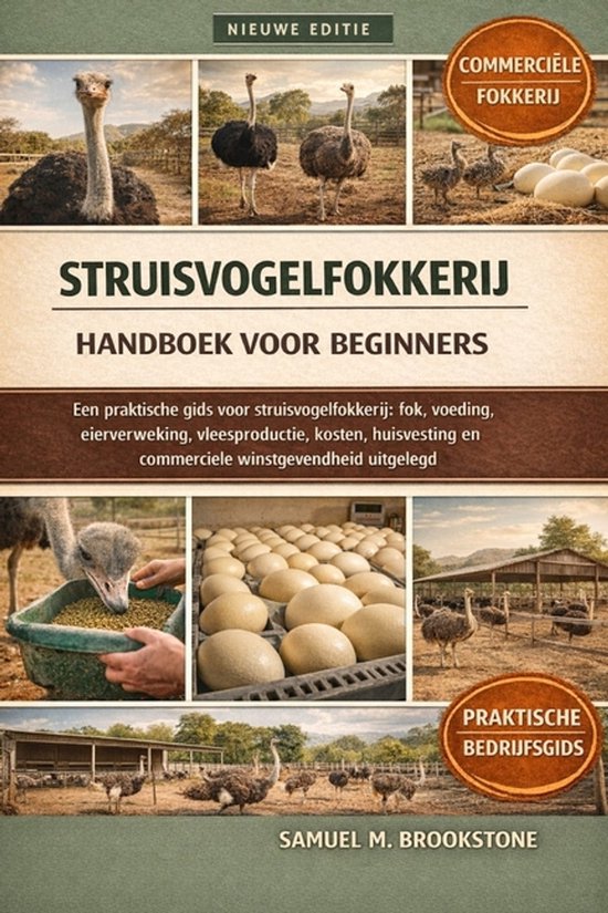 Struisvogelfokkerij handboek voor beginners - cover