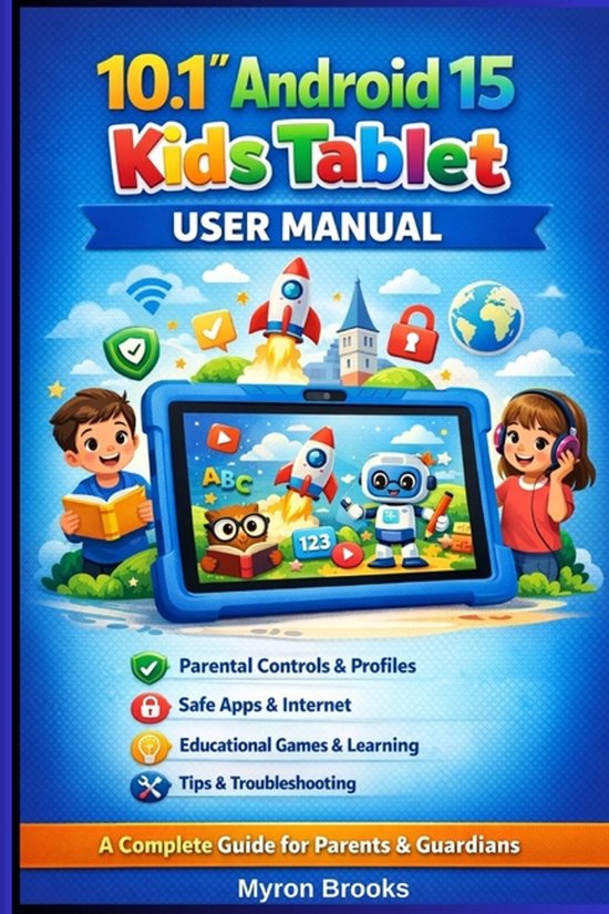 10.1" Android 15 Kids Tablet User Manual - cover