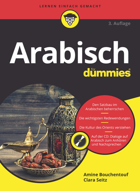 Livre "Arabisch für Dummies", 3e édition. Contient des conseils sur la grammaire, les expressions et la culture, avec CD.