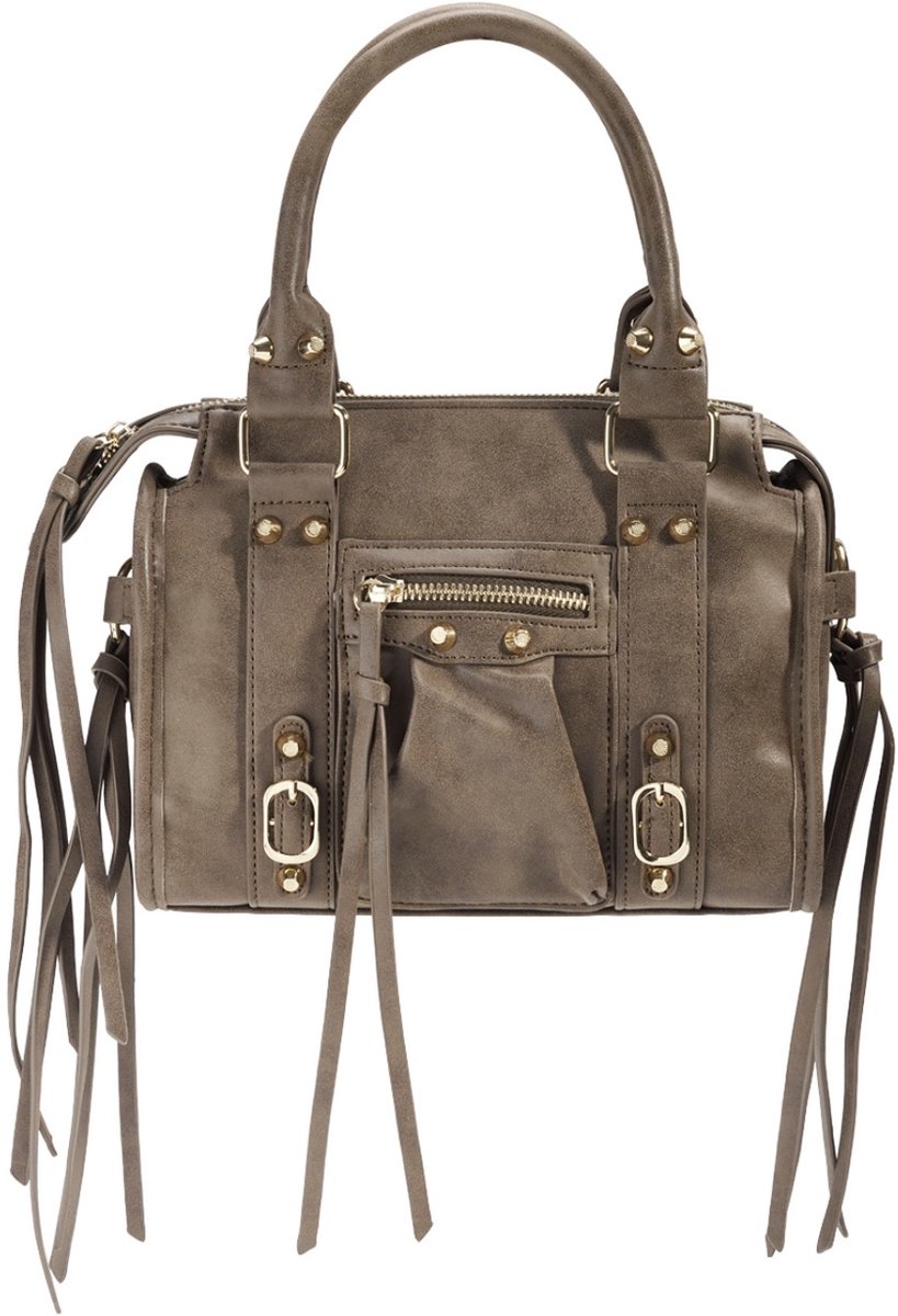 Handtas schoudertas accent fringe tas
