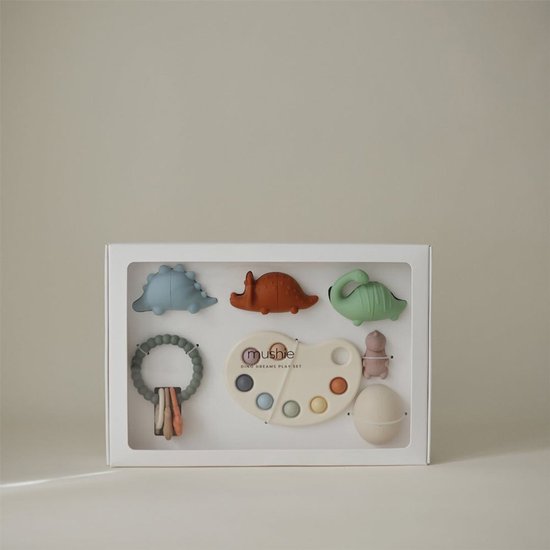 Mushie giftbox - dino dreams van Mushie — afbeelding 2