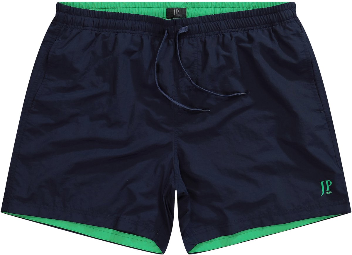 JP 1880 - Heren - Zwemshorts beachwear elastische band - Donkermarine - Maat 5XL