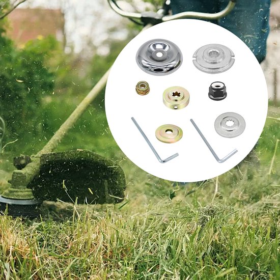 9x/Set Weed Trimmer Kop Adapter Kit - Geschikt voor Modellen FS120/FS130/FS130R/FS200R/FS250/FS55 - Hoogwaardig Staal — afbeelding 2