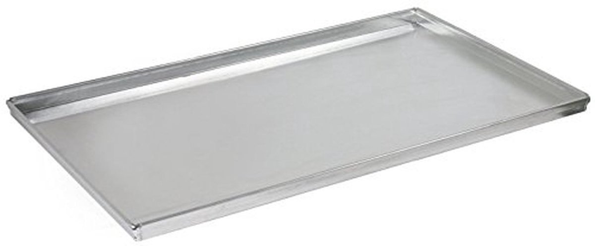 Aluminium Bakplaat GN 1/1 - 1,5 mm Dikte, Ongabeitst, Éénstuk Constructie