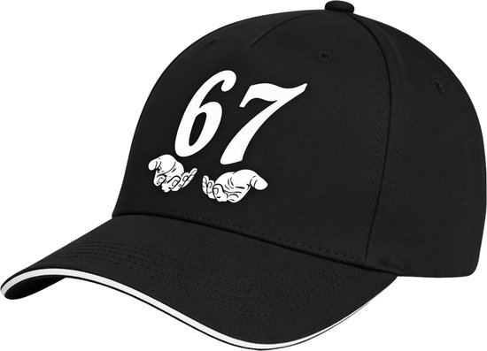 6 7 Casquette - Enfants - Casquette enfant - Six Seven - 67 - Ajustable