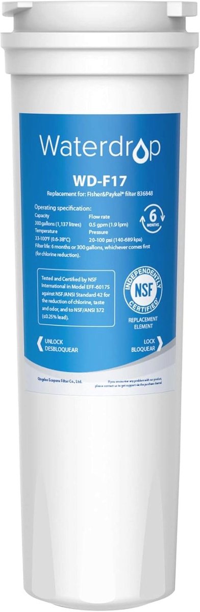 Koelkastwaterfilter Compatibel met Diverse Modellen - Schoon en Heerlijk Drinkwater