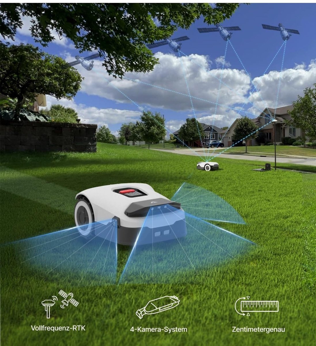 Slimme Robot Grasmaaier met RTK GPS en AI Obstakeldetectie - Slimme - €1.950,00