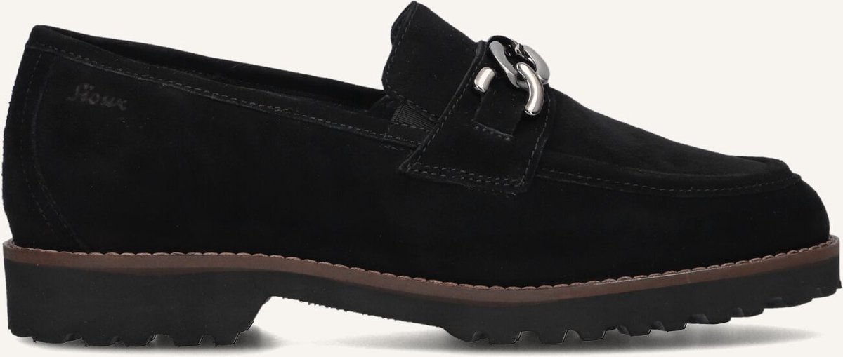 Sioux - MEREDITH-734-H - Instappers - Kleur: Zwart - Maat: 37