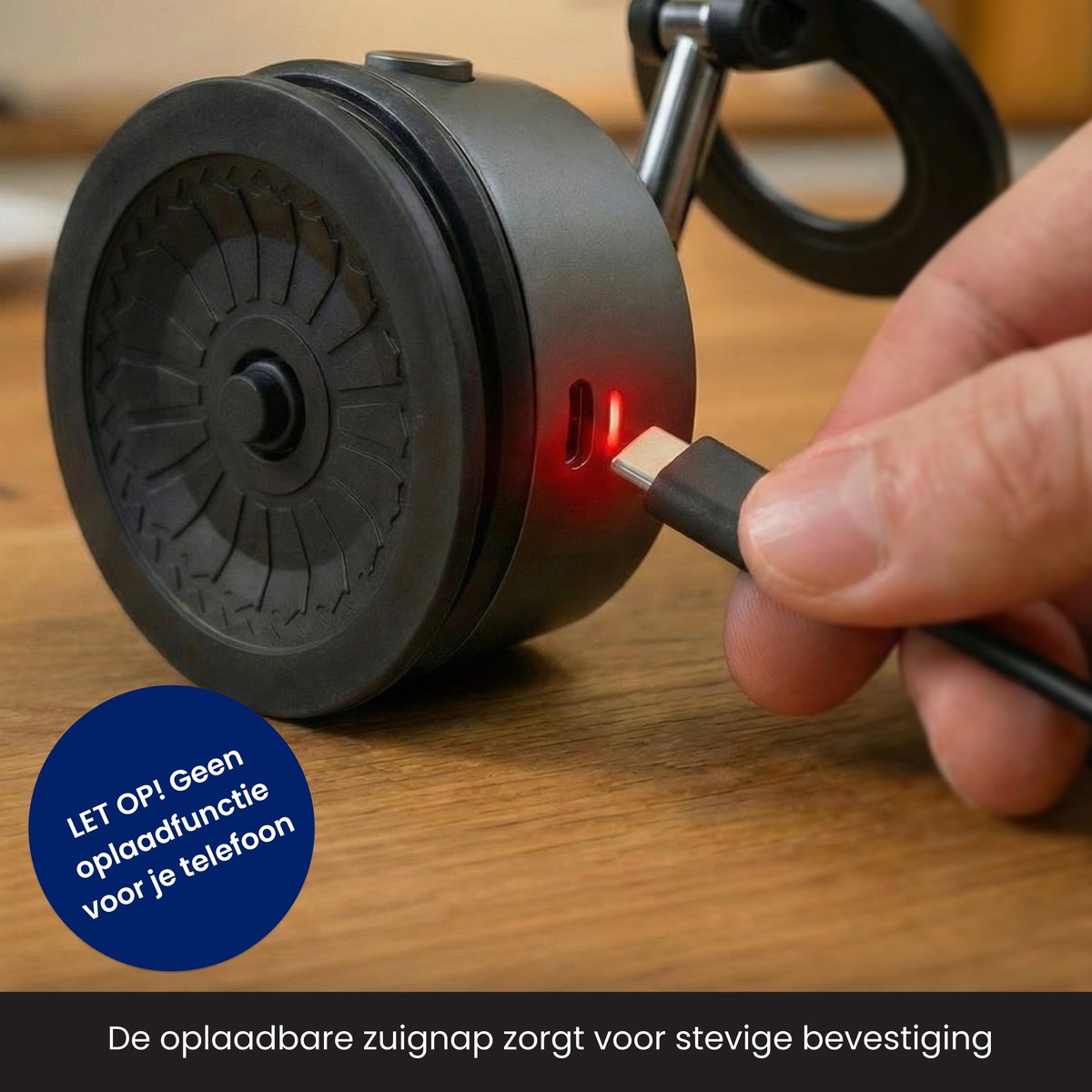 R2B Telefoonhouders Auto met Elektrische Vacuüm Zuignap - Magnetisch & Opvouwbaar - Raam/Dashboard - Dashboardpad - GSM Houder Auto - Autohouder - Geschikt voor MagSafe - Mobiel Telefoon Houder - Auto Telefoonhouder - Phone Holder Car – foto 6