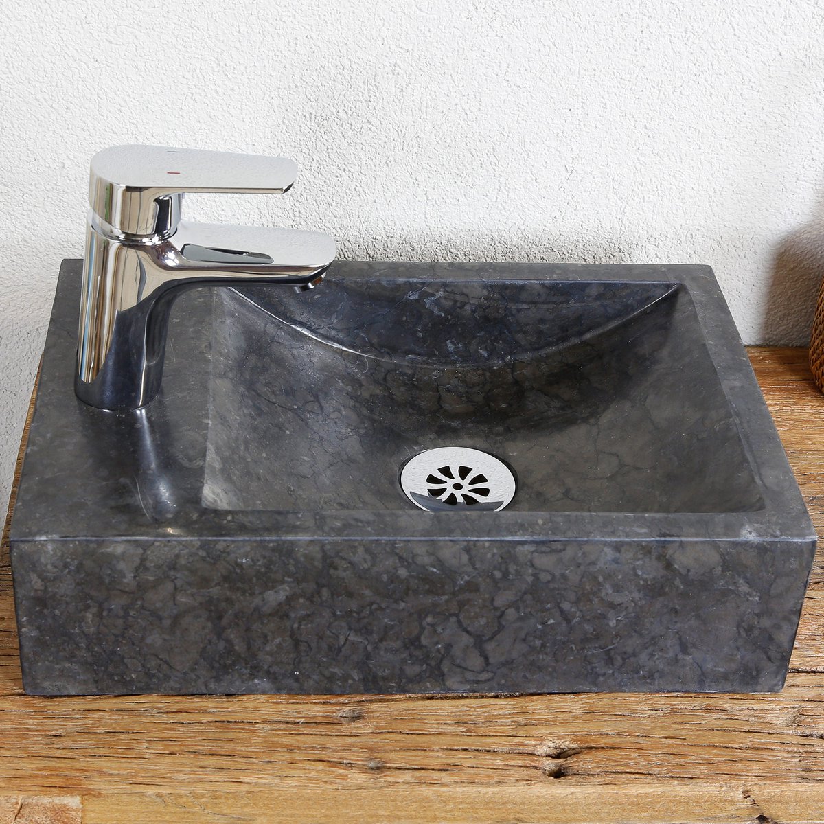 Natuurstenen wastafel – Waskom – Steen – Marmer – Voor badkamer en toilet