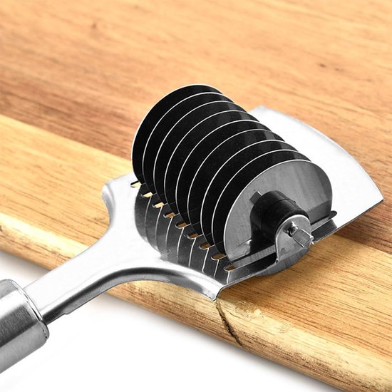 Noodle Cutter, RVS Draagbare Pasta Roller, Huishoudelijke Handmatige Multifunctionele Noodle Maker van Merkloos — afbeelding 3