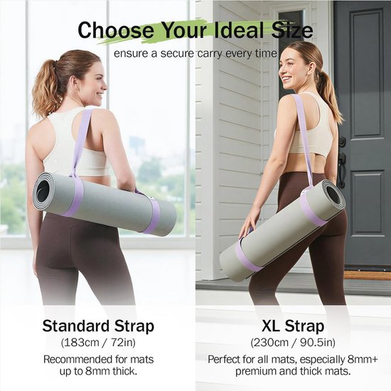 Verstelbare Draagriem voor Yogamatten - Ideaal voor Pilates en Fitness — afbeelding 4