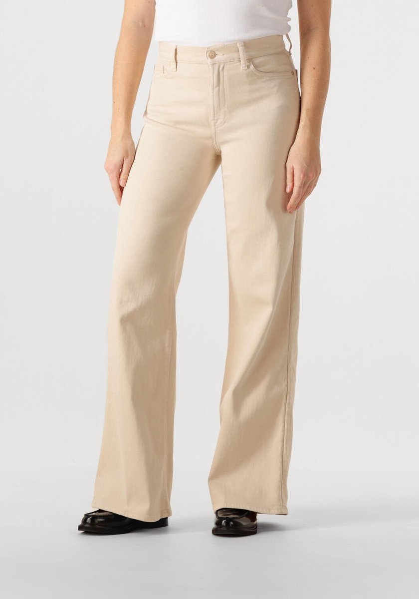7 For All Mankind Lotta Colored Luxe Vintage Jeans Dames - Broek - Zand - Maat 31