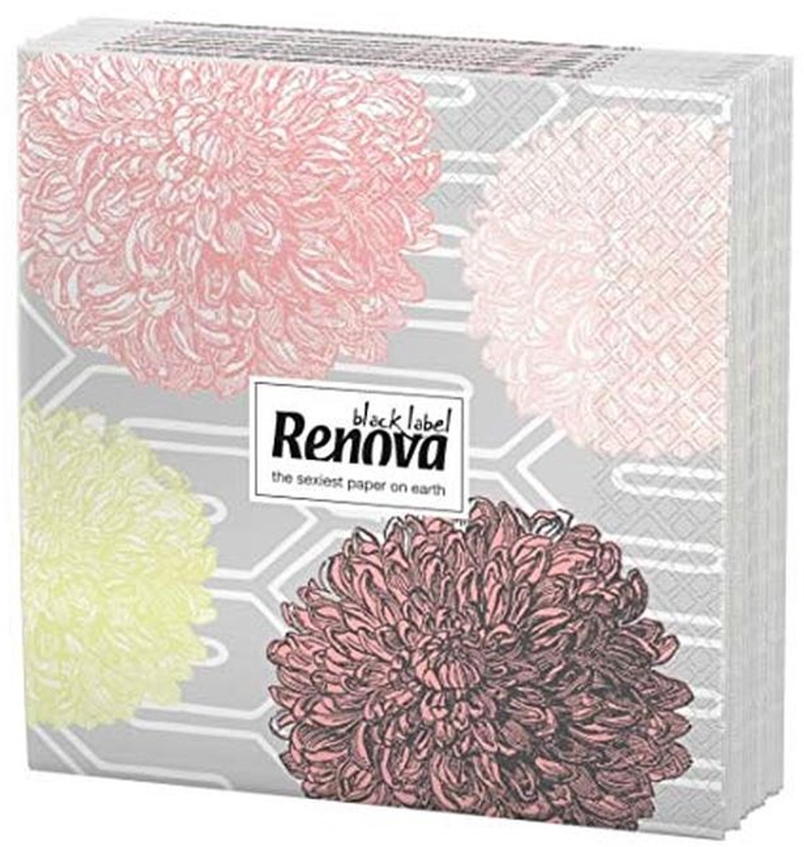 Gedecoreerde papieren servetten - 20 stuks, 110 g
