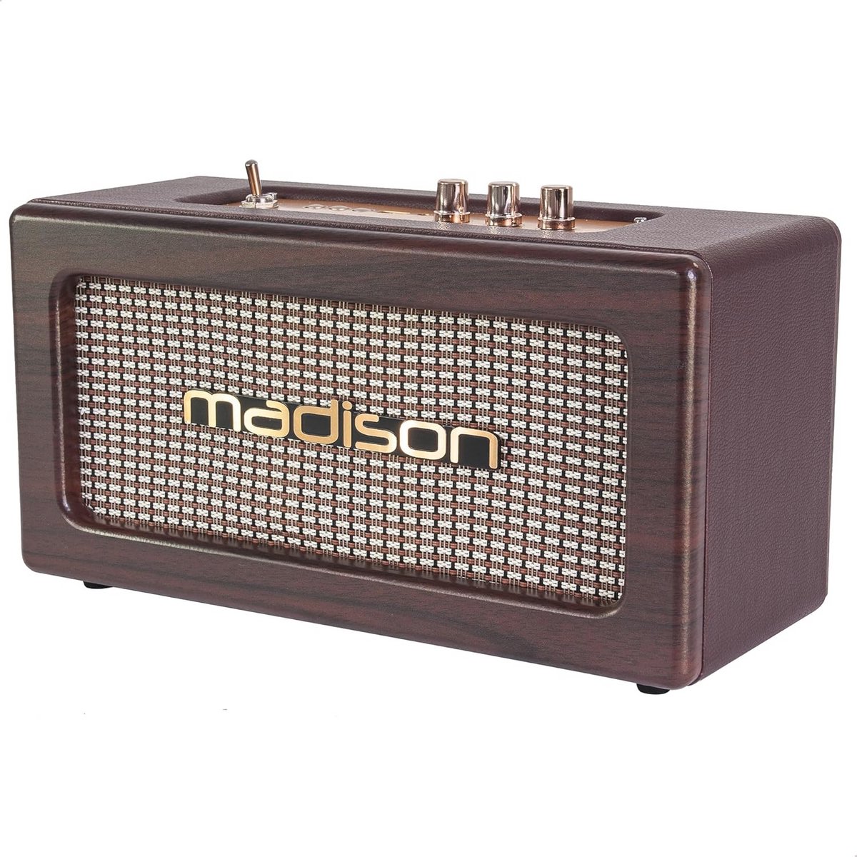 Draadloze Vintage Luidspreker met USB en Bluetooth - 2 x 10W