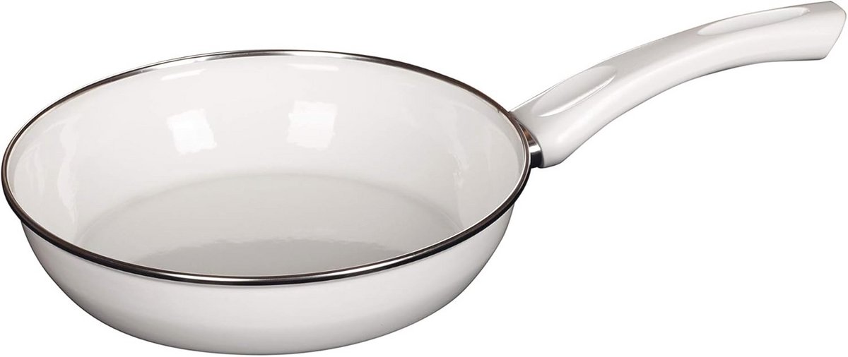 Klassieke keramische glazen pan 24 cm, ideaal voor inductie koken