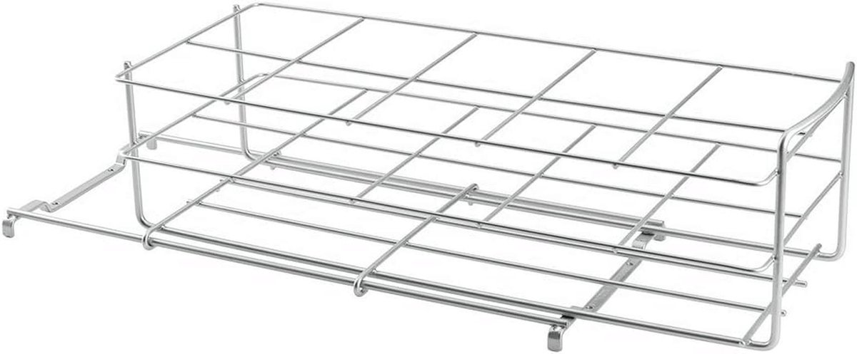 Uitschuifbaar Flessenrek van Metaal - Roestbestendig en Antistatisch