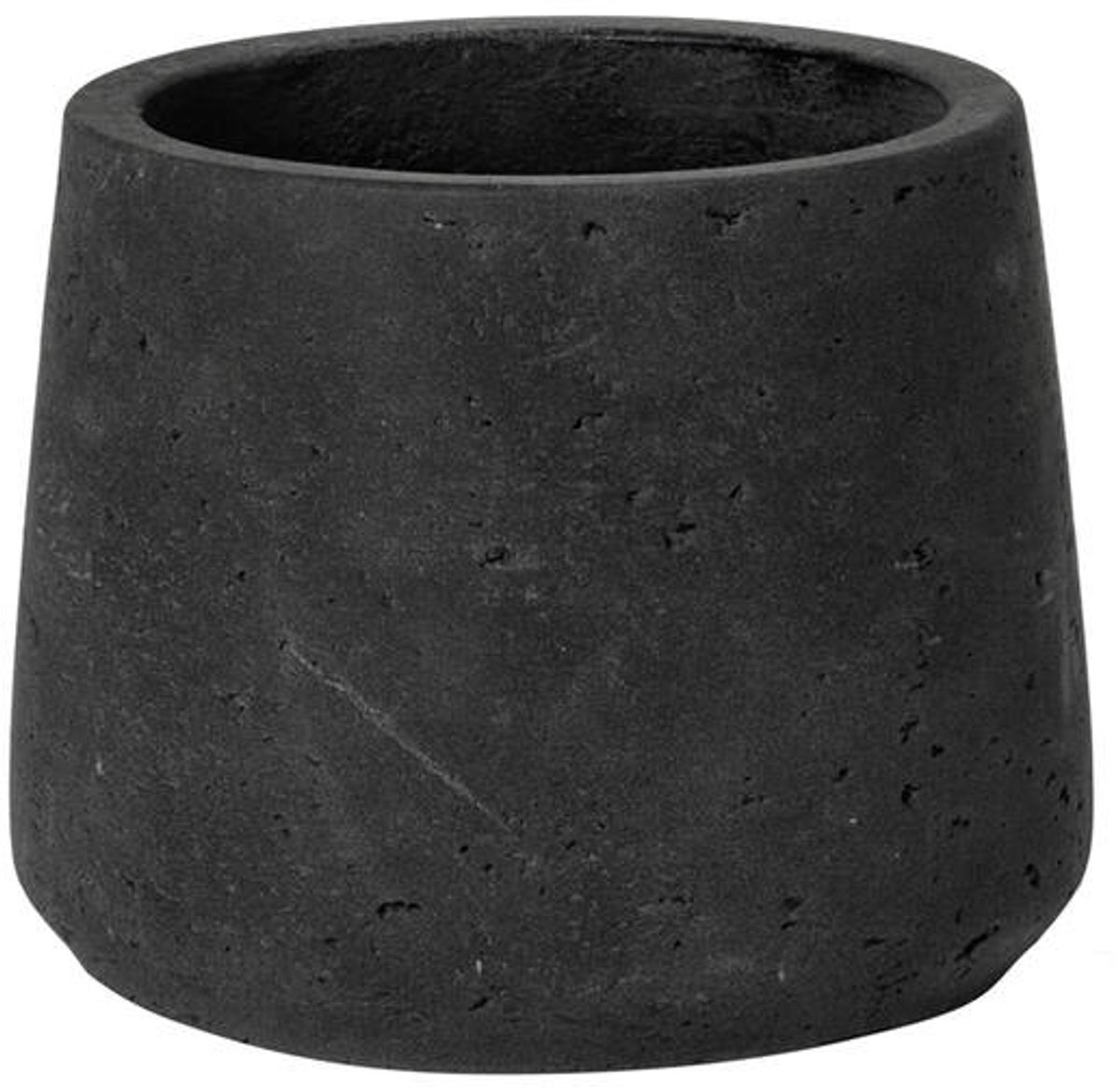 Pottery Pots Bloempot Patt Grijs-Zwart D 23 cm H 19.5 cm