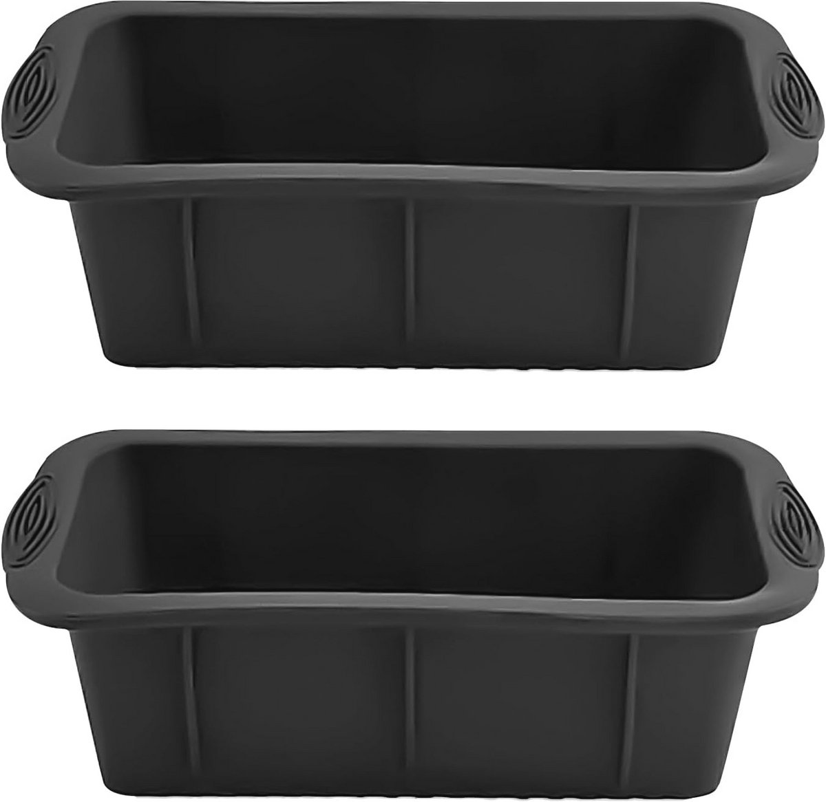 Non-Stick Silicone Brownie Baking Moulds - 2 Stuks - 25 x 12 x 7 cm