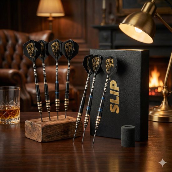 WK Darts Dartpijlen 23 Gram - 6 Steeltip Pijlen - Professionele Set met Flights en Dartslijper - Cadeauset voor Mannen van wk — afbeelding 4