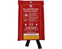 Blusdeken 120 x 180 cm – Softbag – Softcover hoes – Branddeken met ophangoog – EU-normering 1869:2019