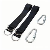 Heavy Duty 360 ° Swivel Swing Hangers, Roestvrij Staal Swing Haak voor Plafond Houten Veranda Swing Opknoping kit Speeltuin Gym Touw Boksen Swing Mount 1000 lbs Capaciteit