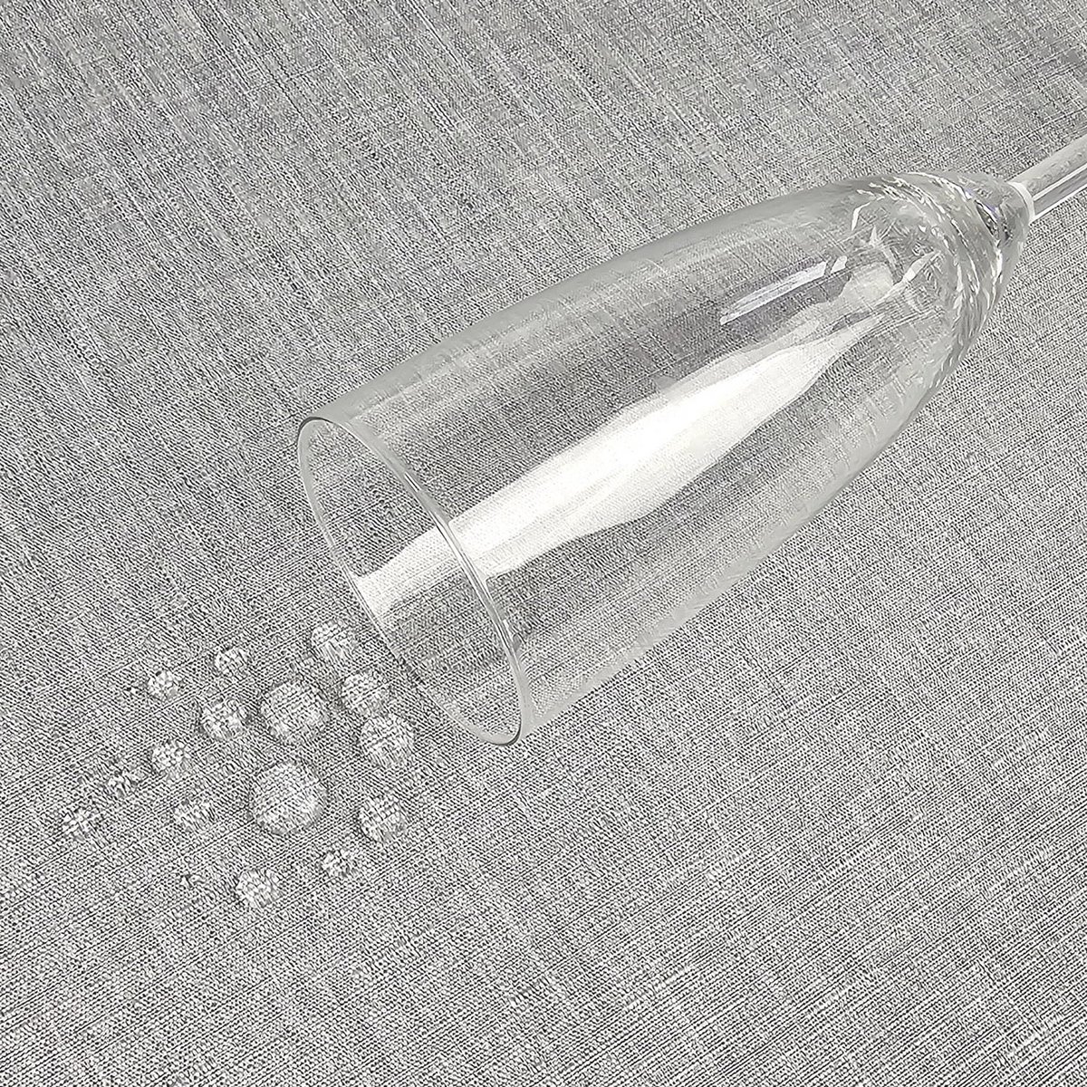 Modern tafelkleed met vlekbescherming - Grijs - 160 cm