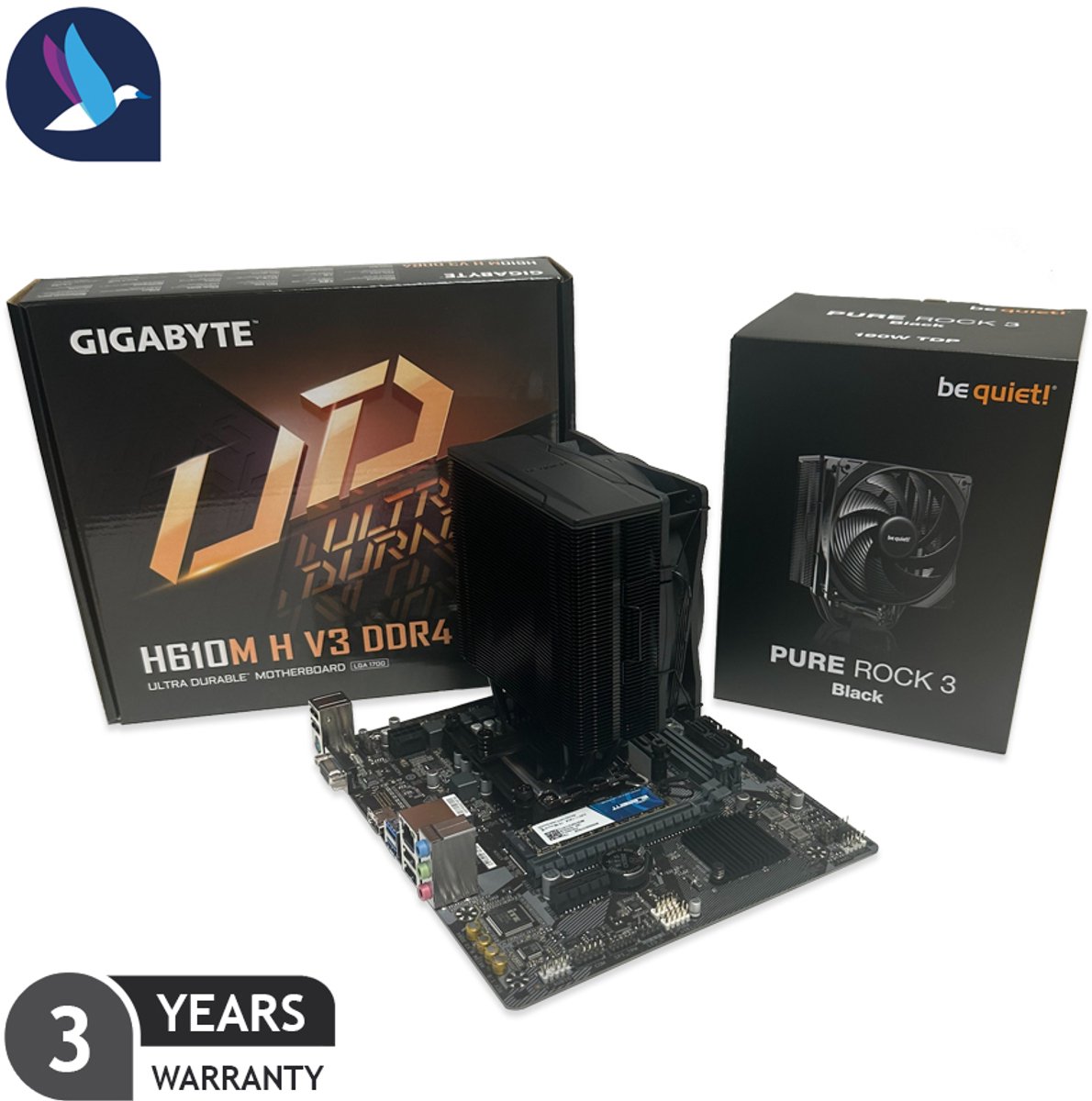 Kooiker Intel Upgrade-kit - Core i9 12900K - Gigabyte H610 - 1 TB SSD - Windows 11 Pro