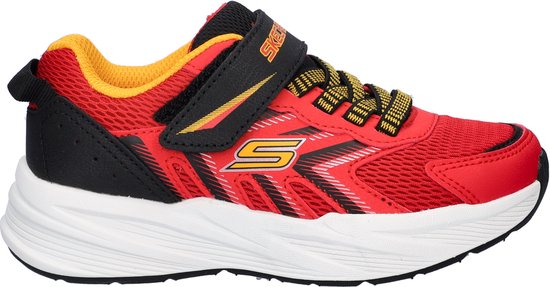 Skechers Microspec Tread Klittenband Laag - Sneakers - Unisex - Rood