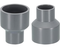 Allecta - PVC waterleidingen 2 stuks voor buiten en tuin, 25 mm en 40 mm