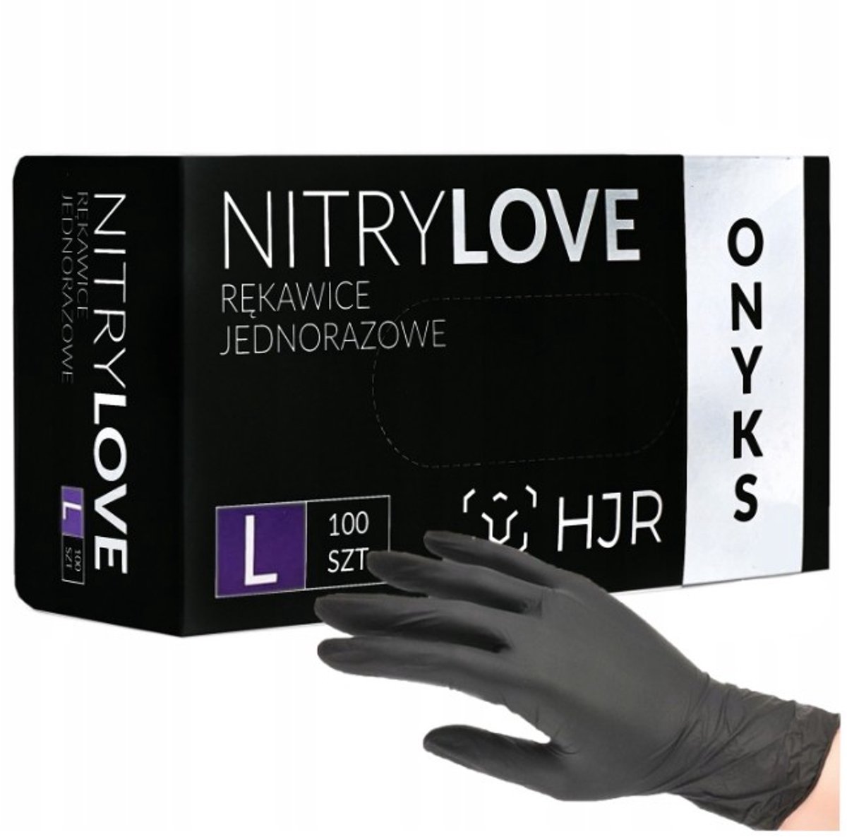 Nitril Handschoenen Zwart L– Poedervrij & Latexvrij – Wegwerphandschoenen – 100 Stuks – Voor Voedselbereiding & Salongebruik