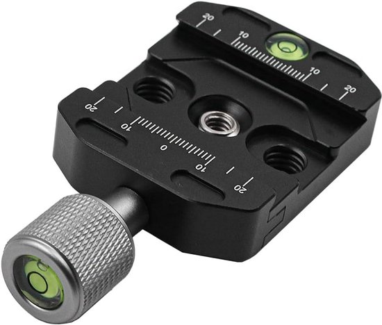 Andoer 720 Degree Panoramic Tripod Head with Arca-Swiss Ball Head Quick Release Plate Max Load 10kg for Canon Nikon Sony DSLR Camera