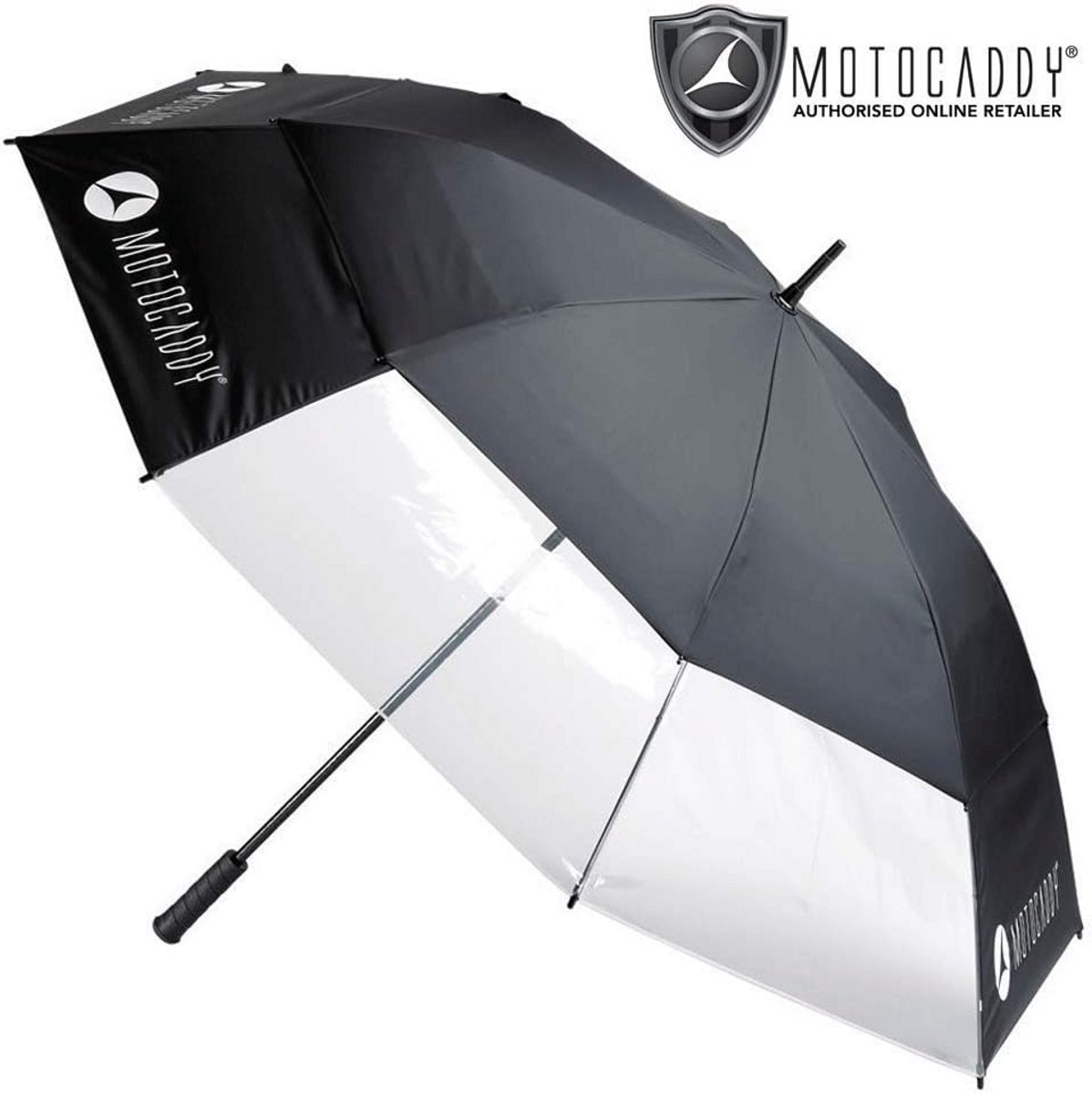 Windbestendige Golfparaplu met Doorzichtig Paneel en Automatische Open