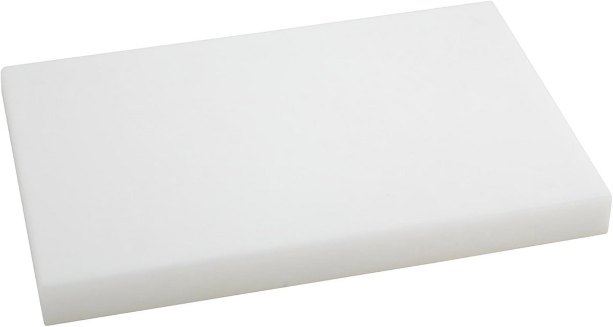 Stevige Polyethyleen Snijplank 60x40x3 cm Wit