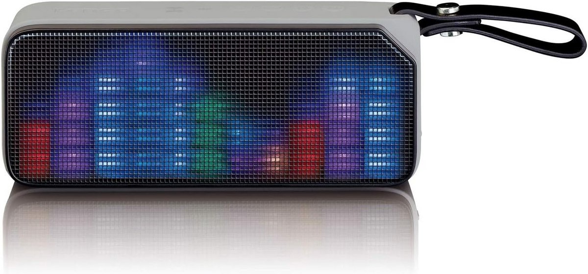 Draagbare Bluetooth Speaker met Disco Verlichting en Lange Batterijduur