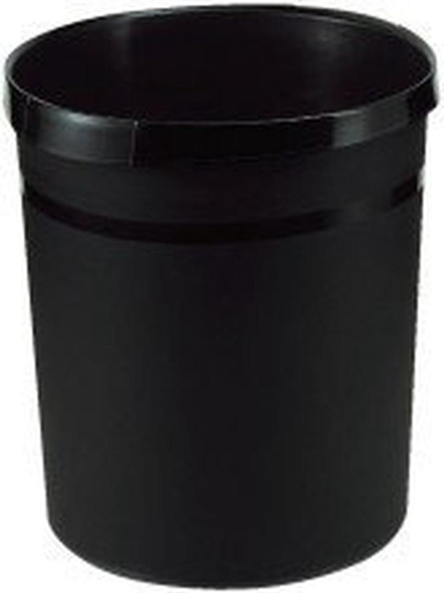 Ronde Prullenbak 18 Liter van Gerecycled Materiaal voor Kantoor en Thuis