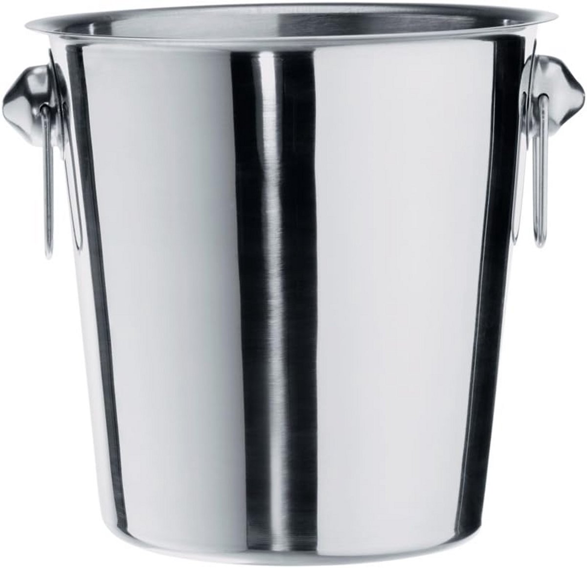RVS Fleskoeler Chroom Nikkelstaal Diameter 19 cm Hoogte 19 cm Volume 3.7 Liter