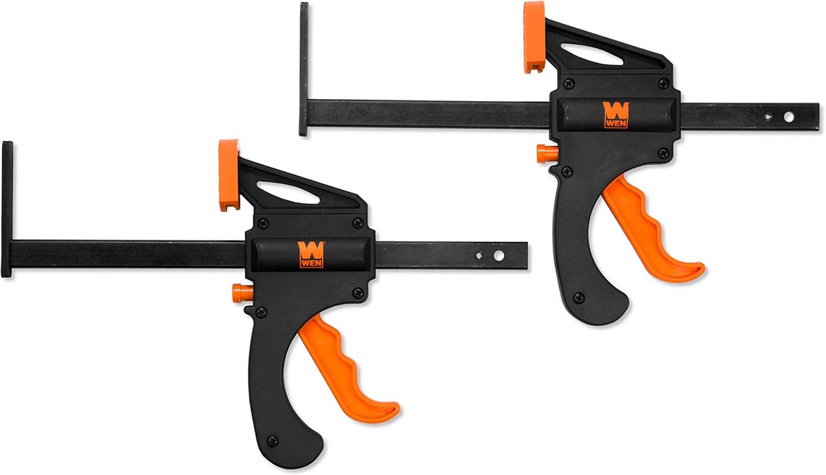 Set van Twee 7,5-inch Snelontgrendelings Klemmen voor Zaagrails