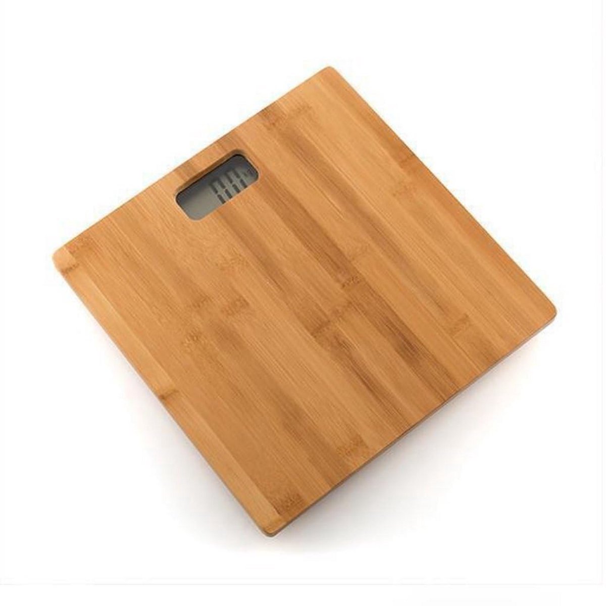 Digitale Personenweegschaal Bamboe - Max. 180 kg - XL Vierkant Model