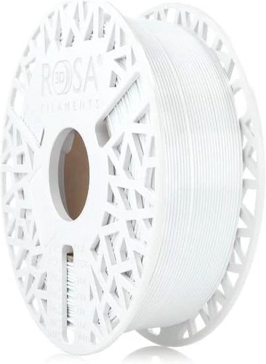 PETG 3D Printer Filament Hoge Snelheid Wit 1kg - Sterk & Voedselveilig Printmateriaal